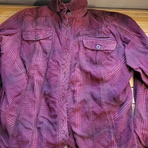 Columbia Brand Plaid Button-Up Shirt